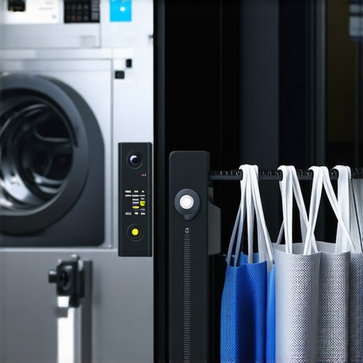 Eco-conscious laundry pickup with reusable bags and digital payment