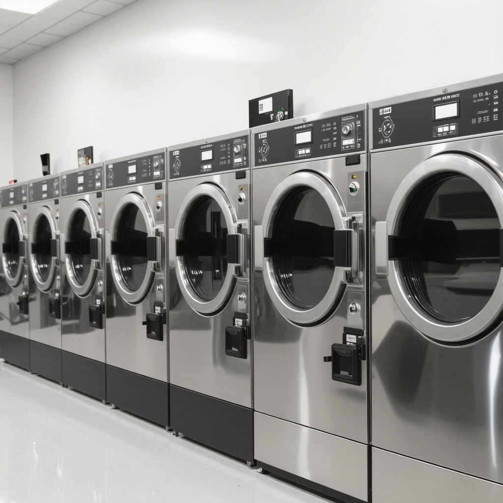 Modern Tampa laundry facility using ultrasonic cleaning and green energy