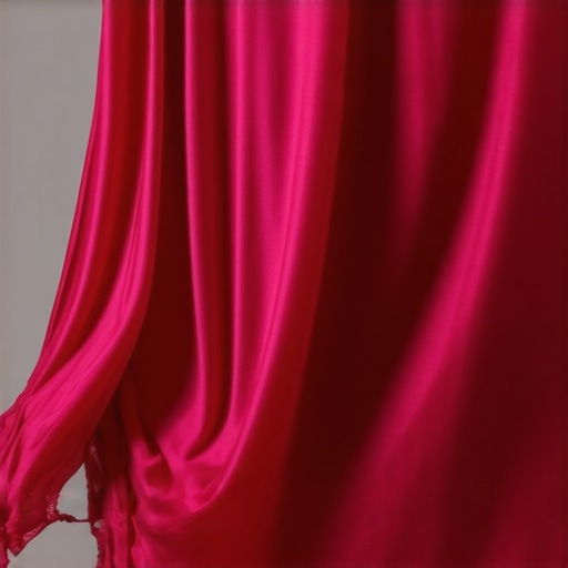 Close-up of delicate silk fabric in eco-friendly laundry process