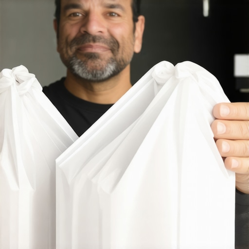 Laundry pickup driver in Odessa with eco-friendly bags
