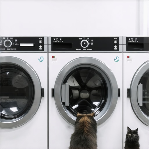 Laundry system with AI sensors monitoring pet-safe detergents