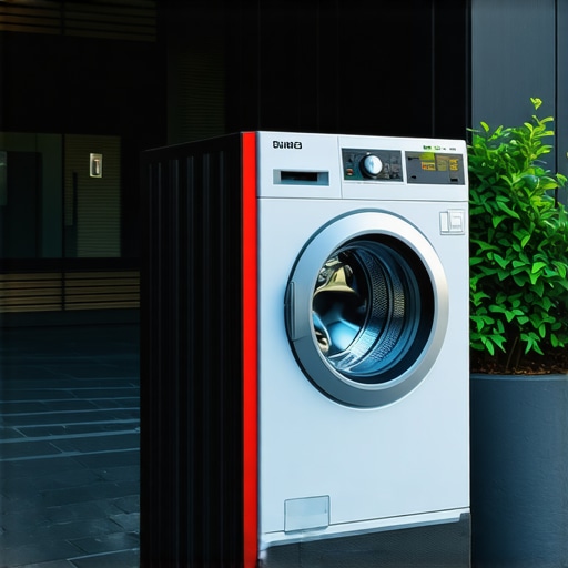 Advanced AI-driven laundry pickup and routing technology in a Tampa cityscape