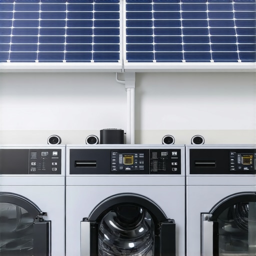 State-of-the-art eco-friendly laundry with solar panels in Tampa