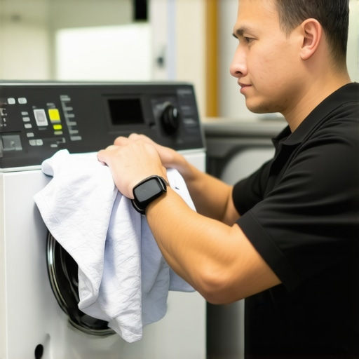 Laundry pickup team in Tampa efficiently collecting and delivering clothes during an emergency.